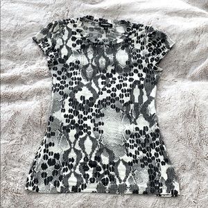 NWT Express animal print tee